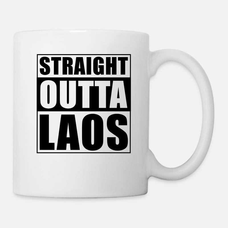 Tout droit sorti du Laos - Mug blanc - blanc