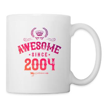 2004 génial depuis - Mug blanc - blanc - Droite