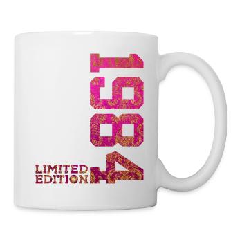 42E ANNIVERSAIRE ÉDITION LIMITÉE ROSE 1984 - Mug blanc - blanc - Droite
