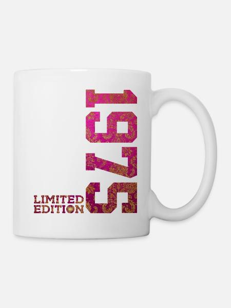 51E ANNIVERSAIRE ÉDITION LIMITÉE ROSE 1975 - Mug blanc - blanc