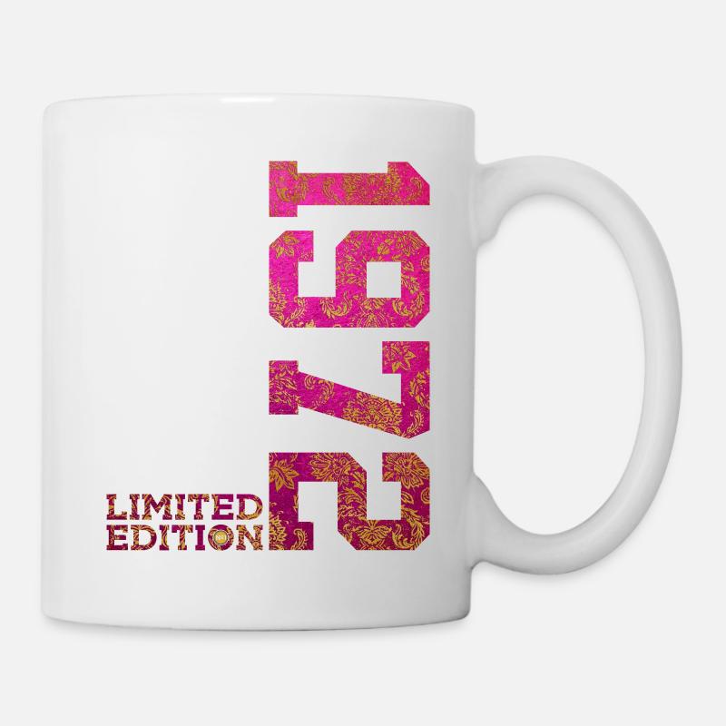 54. GEBURTSTAG PINK LIMITED EDITION 1972 - Tasse - Weiß