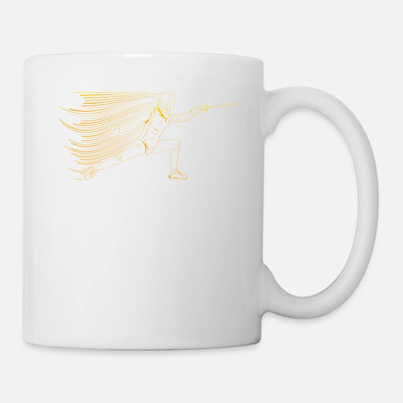 Escrime - Mug blanc - blanc
