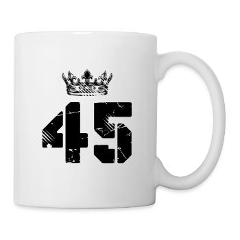 45 Number crown - Mug - white - Right