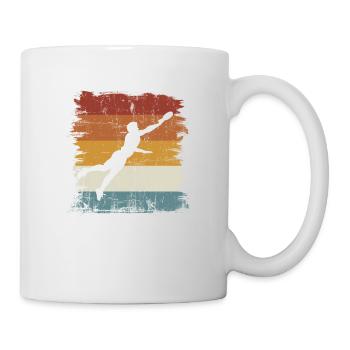 Retro vintage Ultimate Frisbee - Mug - white - Right