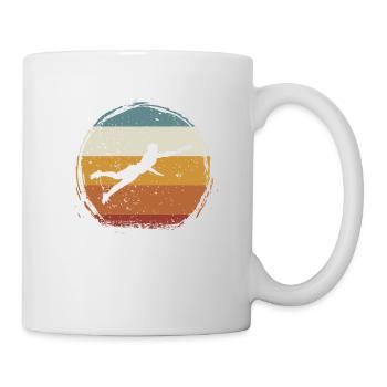 Retro vintage Ultimate Frisbee - Mug - white - Right