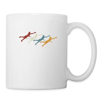 Retro vintage Ultimate Frisbee - Mug - white - Right