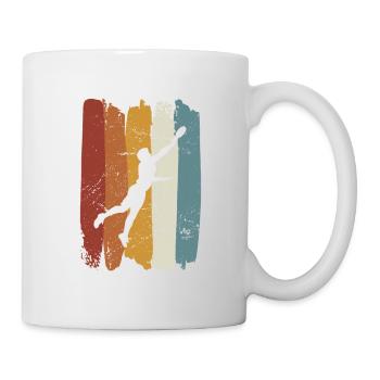 Retro vintage Ultimate Frisbee - Mug - white - Right