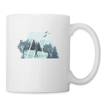 Slackline, Balance Sport - Mug - white - Right