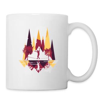 Slackline, Balance Sport - Mug - white - Right