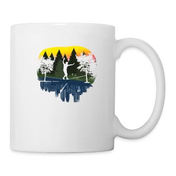 Slackline, Balance Sport - Mug - white - Right