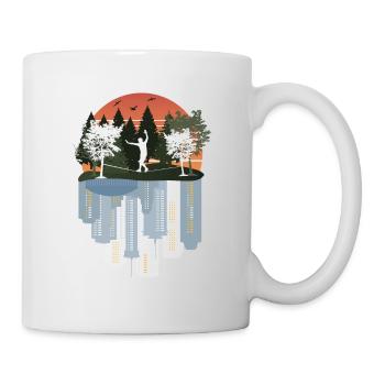 Slackline, Balance Sport - Mug - white - Right