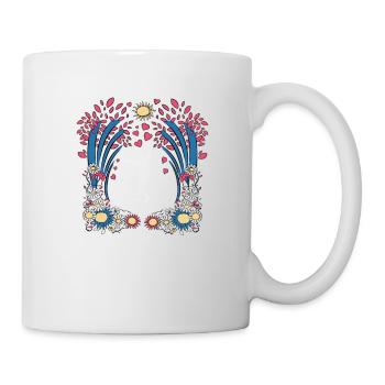Slackline, Balance Sport - Mug - white - Right