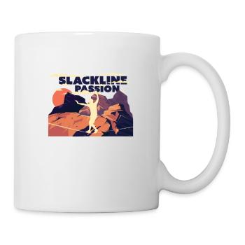 Slackline, Balance Sport - Mug - white - Right