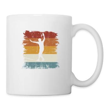 Retro vintage Slackline - Mug - white - Right