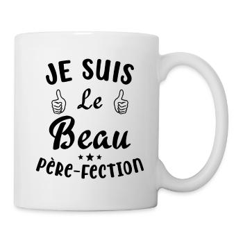 Je suis Le Beau Père-Fection - Mug blanc - blanc - Droite