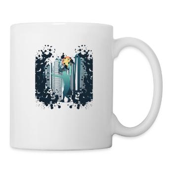 Slackline, Urban, Lifestyle & City - Mug - white - Right