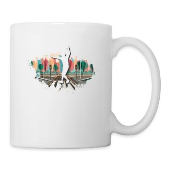 Slackline, Urban, Lifestyle & City - Mug - white - Right