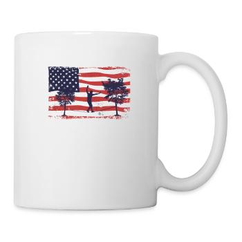 American Flag Slackline - Mug - white - Right