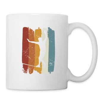 Retro vintage Slackline - Mug - white - Right