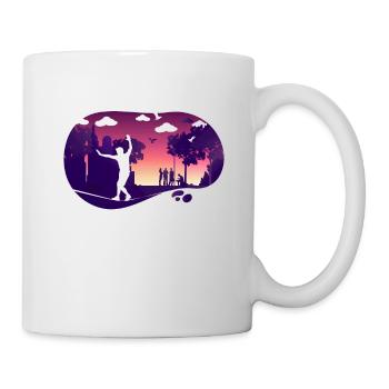 Slackline, Urban, Lifestyle & City - Mug - white - Right