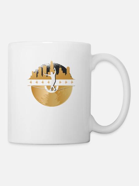 Slackline, Urban & Lifestyle - Tasse - Weiß