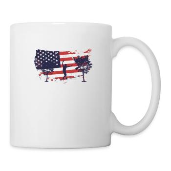 American Flag Slackline - Mug - white - Right