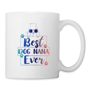 Grandma Gift Meilleur Chien Nana Idée Cadeau - Mug blanc - blanc - Droite