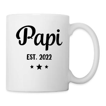 Papi est 2022 Cadeau drôle de grand-père - Mug blanc - blanc - Droite