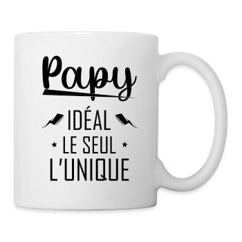 Papy Idéal Le seul L'unique - Mug blanc - blanc - Droite