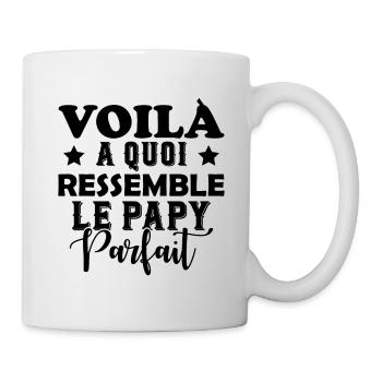 Voila À Quoi Ressemble Le Papy Parfait - Mug blanc - blanc - Droite