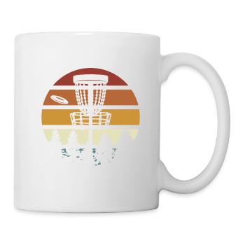Discgolf Champion, retro vintage Disc Golf Design - Mug - white - Right