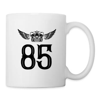 85 Number crown - Mug - white - Right