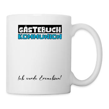 Gästebuch Kommunion Mädchen Jungen Erstkommunion - Tasse - Weiß - Rechts