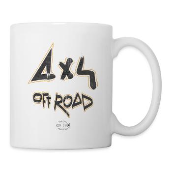 4x4 ABSEITS DER STRASSE - Tasse - Weiß - Rechts