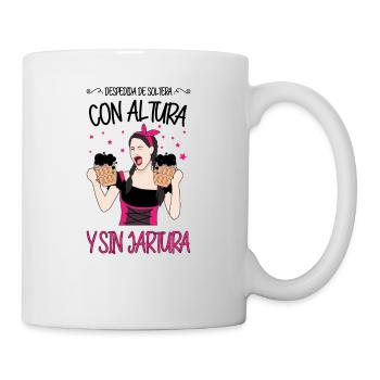 Despedida De Soltera Con Altura Y Sin Jartura - Mug blanc - blanc - Droite