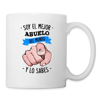 Soy El Mejor Abuelo Del Mundo Y Lo Sabes - Mug blanc - blanc - Droite