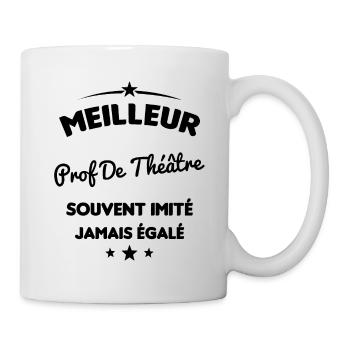 Prof De Théâtre Cadeau Humour Personnalisé - Mug blanc - blanc - Droite
