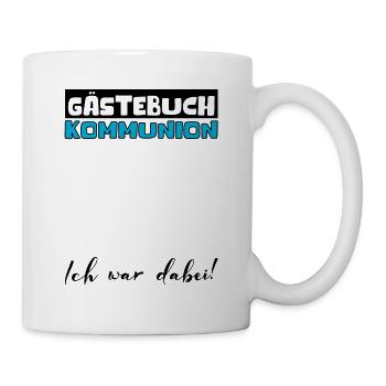 Gästebuch Kommunion Mädchen Jungen Erstkommunion - Tasse - Weiß - Rechts