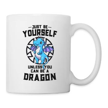 Soyez toujours vous-même à moins que vous ne puissiez être un dragon - Mug blanc - blanc - Droite