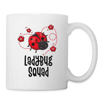 Ladybug Squad Insect Lover Entomologist Gift Red - Mug - white - Right