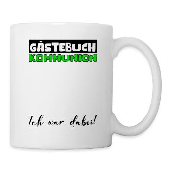 Gästebuch Kommunion Mädchen Jungen Erstkommunion - Tasse - Weiß - Rechts