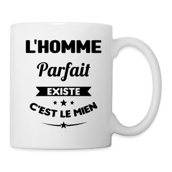 homme parfait cadeau saint valentin homme - Mug blanc - blanc - Droite