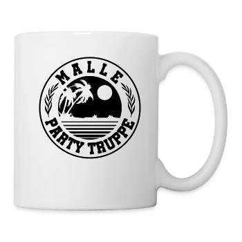 Malle Party Crew - Tasse - Weiß - Rechts