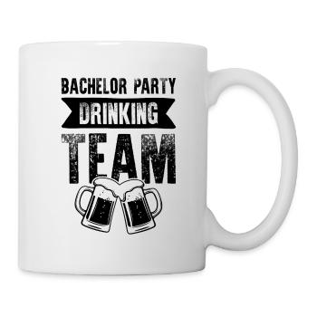 Bachelor Party Drinking Team - Tasse - Weiß - Rechts