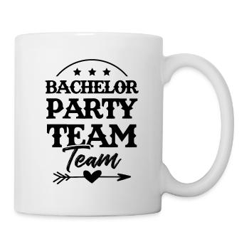 Bachelor Party Drinking Team - Tasse - Weiß - Rechts