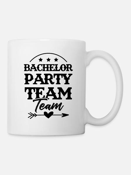 Bachelor Party Drinking Team - Tasse - Weiß