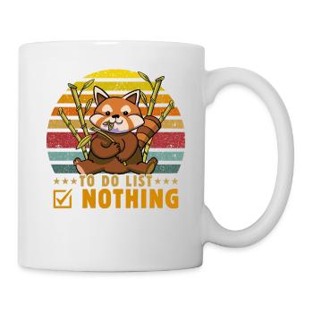 To do List Nothing - Tasse - Weiß - Rechts