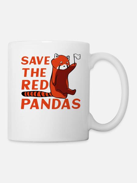 Sauvez les pandas roux - Mug blanc - blanc