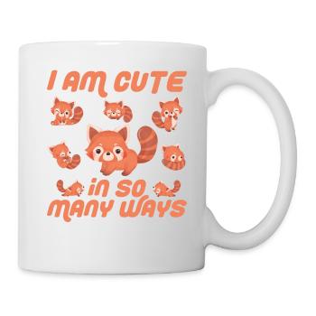 Je suis mignon à bien des égards - Mug blanc - blanc - Droite