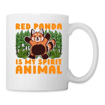 Red Panda is my Spirit Animal - Tasse - Weiß - Rechts